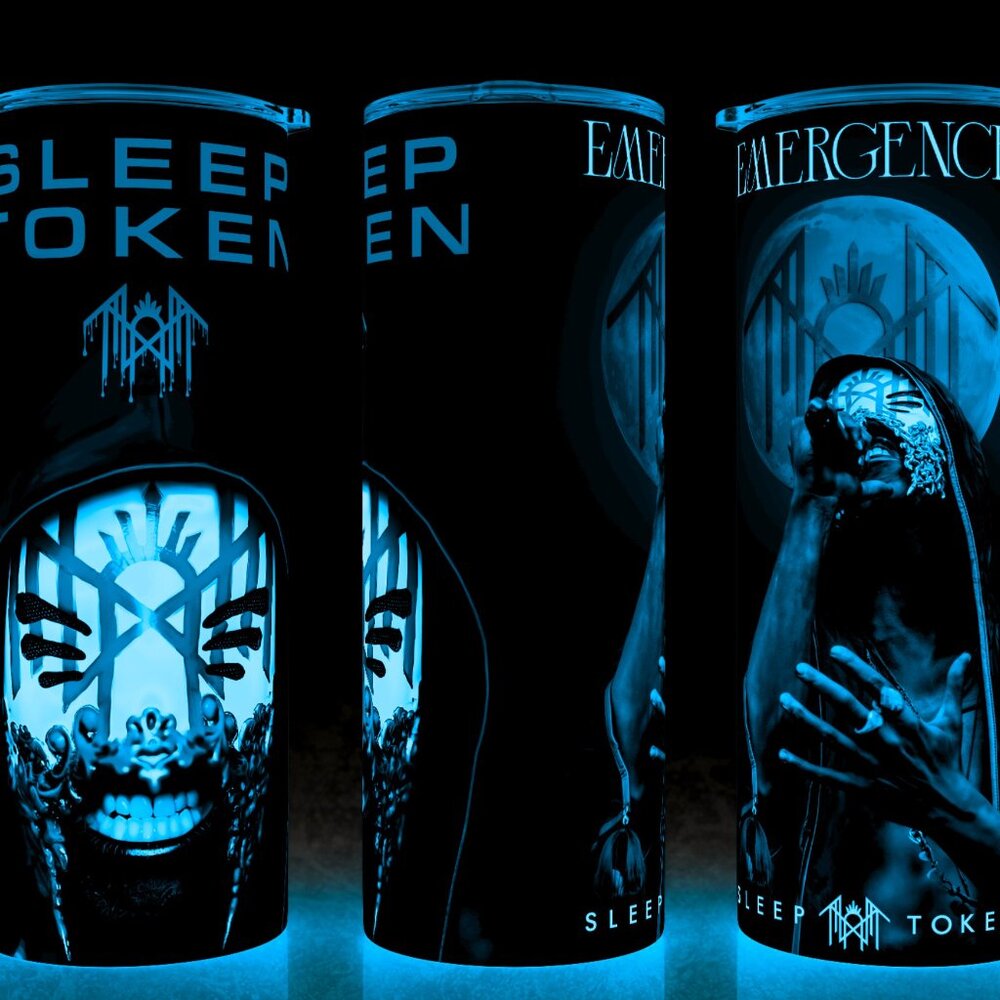 Glow in the Dark Sleep Token - Vessel - Emergence Rock Band Cup Mug Tumbler 20oz
